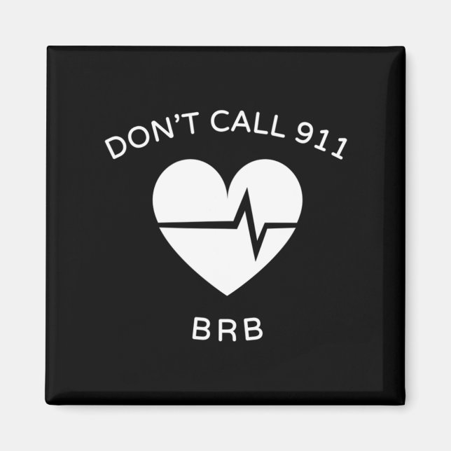 911 BRB POTS Dysautonomie Awareness T-S Magnet (Vorne)