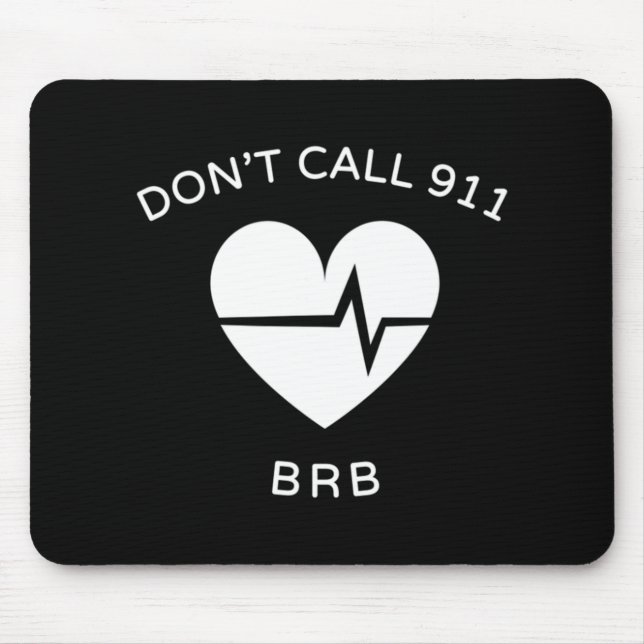 911 BRB POTS Dysautonomie Awareness T-S Mousepad (Vorne)