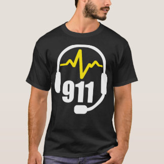 911 Dispatcher-Headset T-Shirt