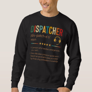 911-Dispatcher Herzschlag 911-Dispatcher Versand Sweatshirt
