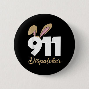 911-Dispatcher-Ostern-Pullover-Hoodie Button