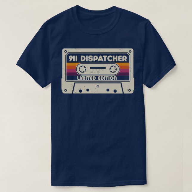 911 DISPATCHER Profession T-Shirt (Design vorne)