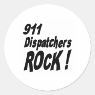 911 Dispatchers Rock! Aufkleber