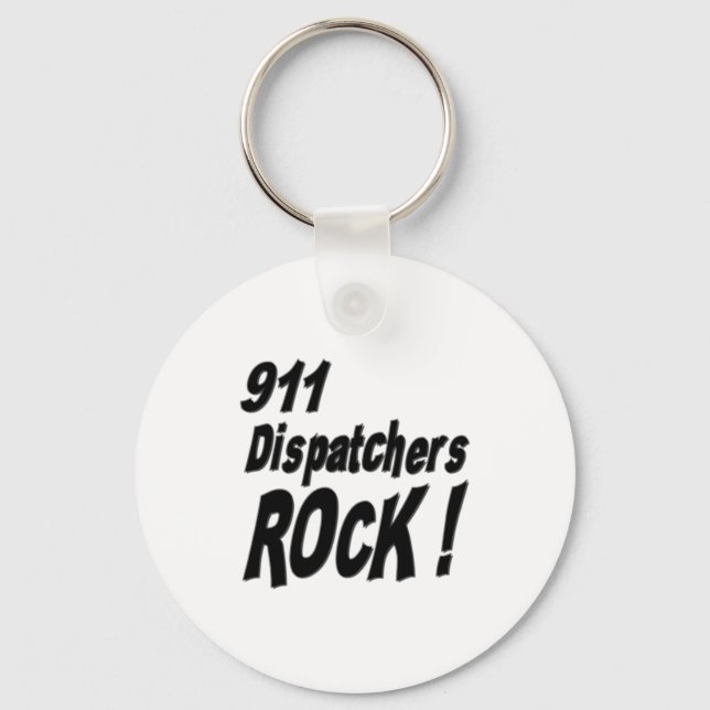 911 Dispatchers Rock! Schlüsselanhänger (Vorderseite)