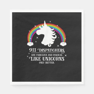 911-Disponenten fantastisch magisch wie Einhörner Serviette