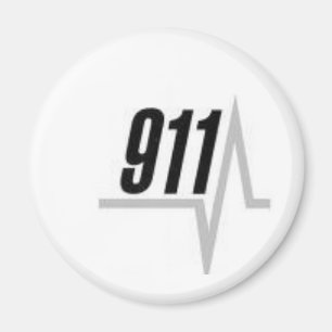 911 EKG Streifen Magnet