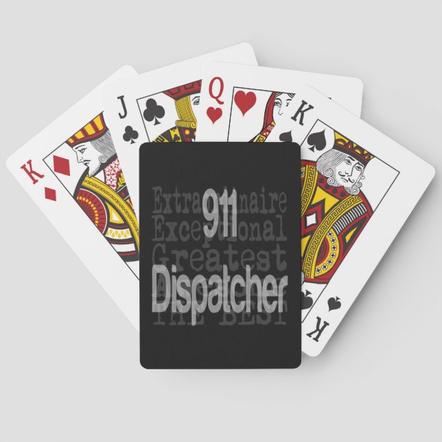 911 Extraordinaire für Dispatcher Spielkarten (Rückseite)