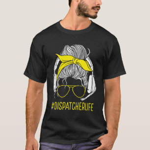 911 Flag-Oper für Frauen-Girl-Thin-Gold-Linie T-Shirt
