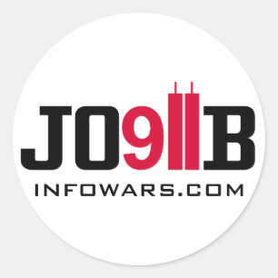 911 INSIDEJOB infowars.com Runder Aufkleber