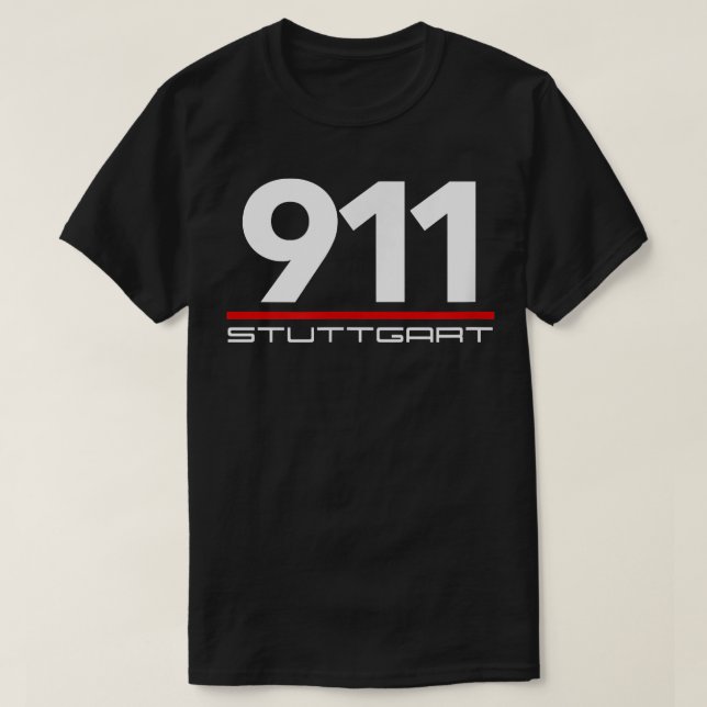 911 Luftgekühlter Motor Flatsix Mezger Typ T-Shirt (Design vorne)