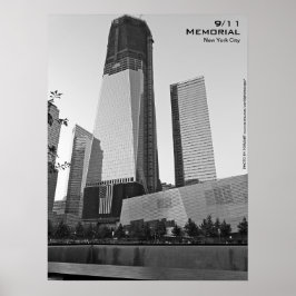 911-Memorial NYC Poster 18x24 BW8