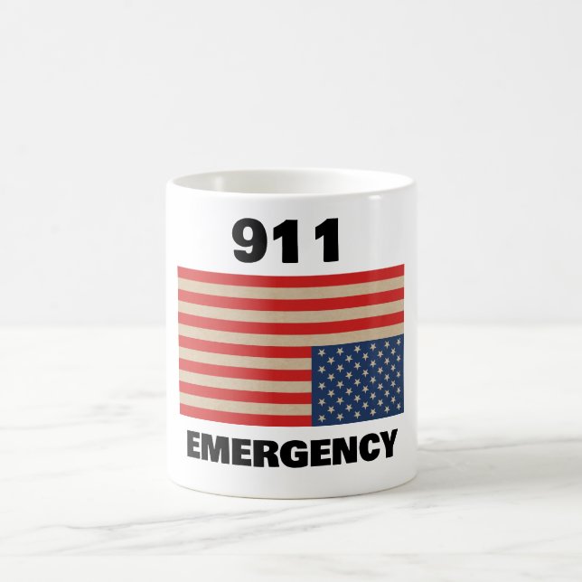 911 Notfall Kaffeetasse (Mittel)