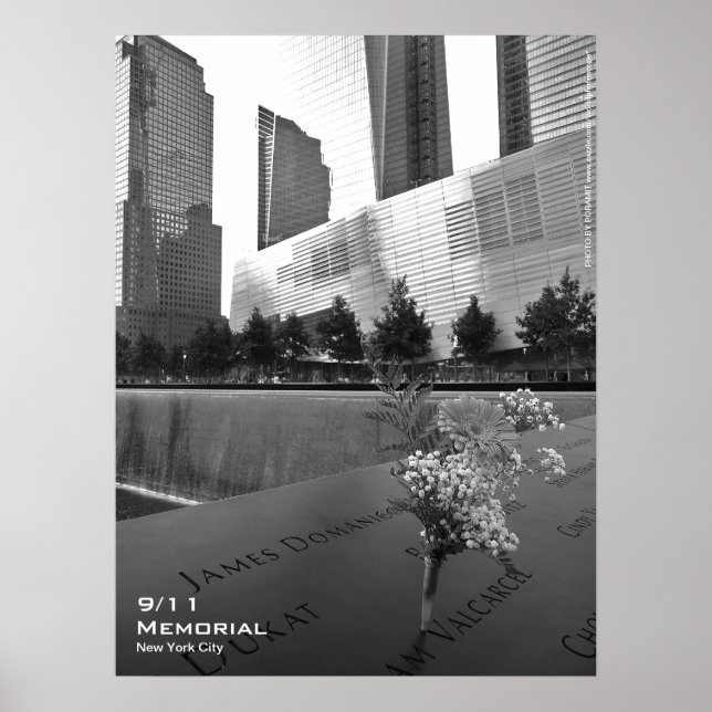 911 NYC-Poster 18x24 BW5 Poster (Vorne)