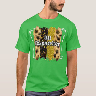 911 Rettungsdienst für die Thin-Gelb-Linie für den T-Shirt