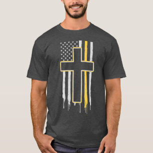 911 Shirt für die Rückführung Patriotische Cross-A