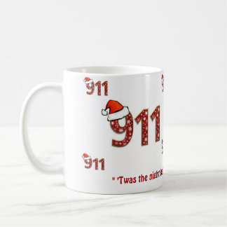 911 Twas die Nacht vor Weihnachten Kaffeetasse
