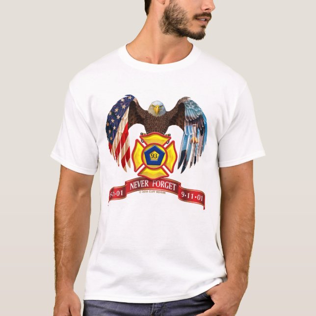 911 vergessen Sie nie T-Shirt (Vorderseite)