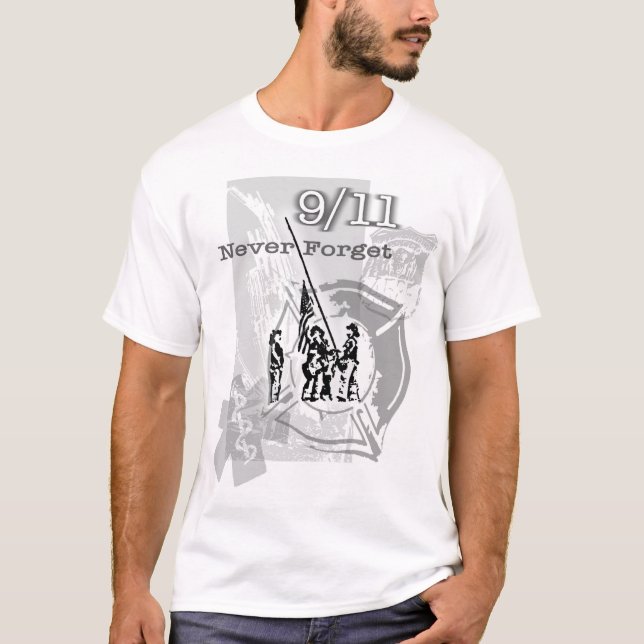 911 vergessen Sie nie T-Shirt (Vorderseite)