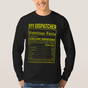911 Wertschätzung für Dispatcher Woche - Nährwertd T-Shirt