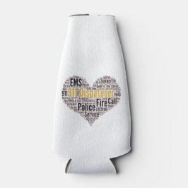 911 Word-Cloud für den Datenaustausch Flaschenkühler