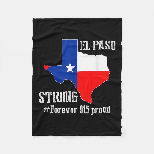 915 Proud El Paso Strong T Shirt Fleecedecke (Vorderseite)