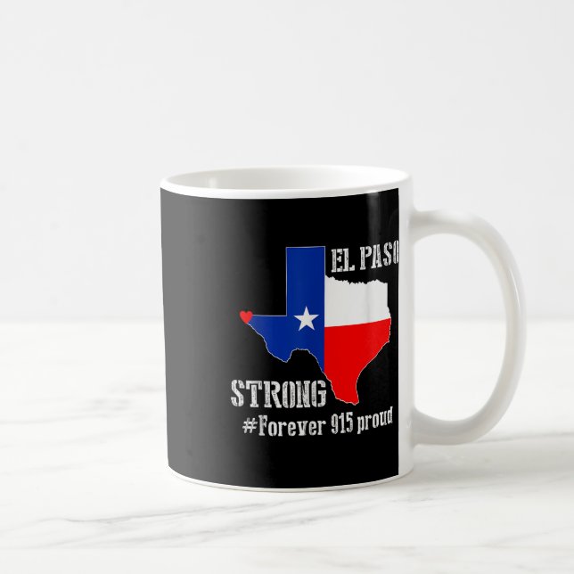 915 Proud El Paso Strong T Shirt Kaffeetasse (Rechts)