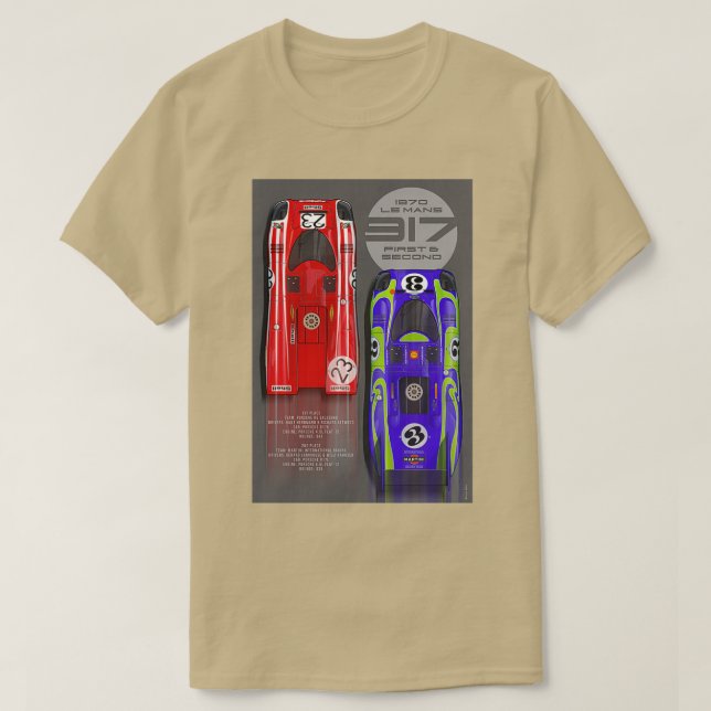917 Erster und Zweiter LM 1970 T-Shirt (Design vorne)