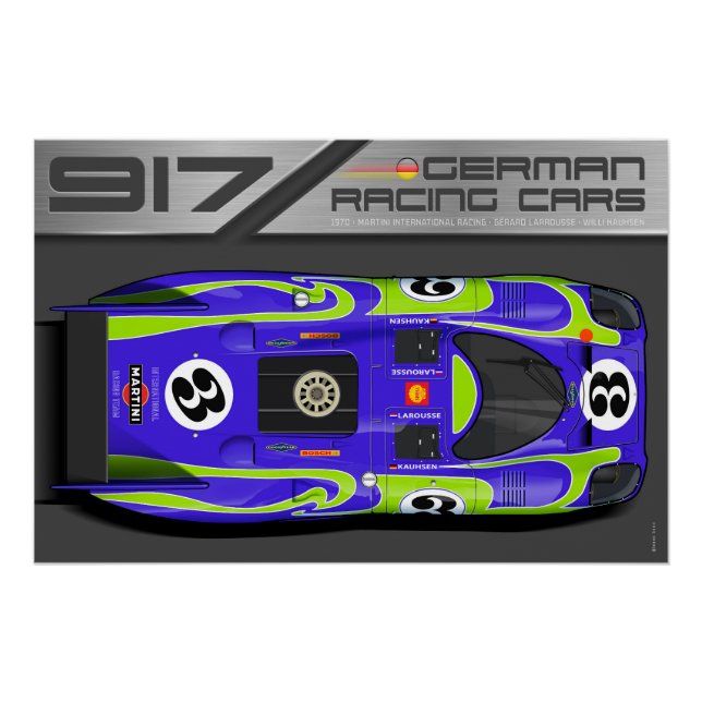 917 No.3 Hippie Car Poster (Vorderseite)