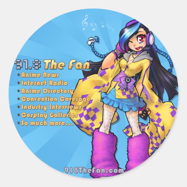 91.8 Der Aufkleber (Vorderseite)