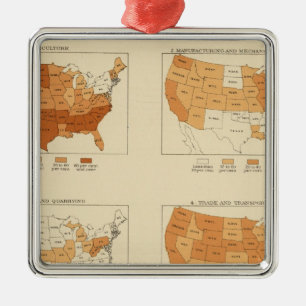 91 Anteil in Beruf 1900 Silbernes Ornament