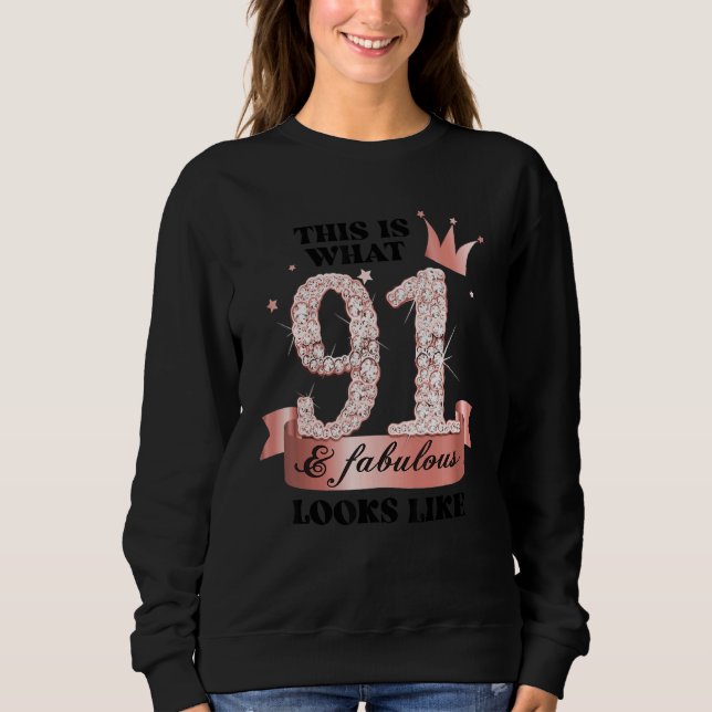 91 & Fabulous I Rose And White Party Group Candid  Sweatshirt (Vorderseite)
