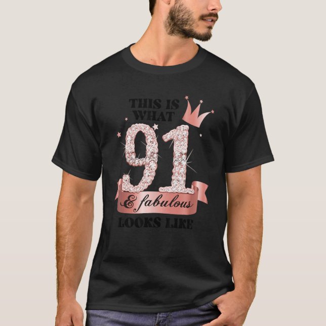 91 & Fabulous I Rose And White Party Group Candid  T-Shirt (Vorderseite)