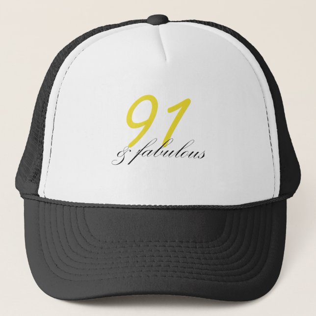 91 & Fabulous Truckerkappe (Vorderseite)