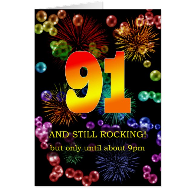 91. Geburtstag noch rocken (Vorne)