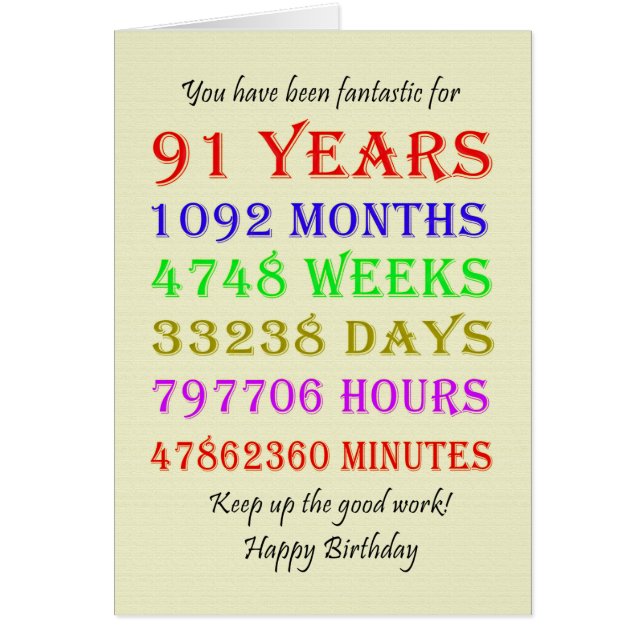 91. Geburtstagsfeiertage (Vorne)