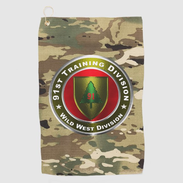91. Infanterieabteilung Golfhandtuch (Vorderseite)