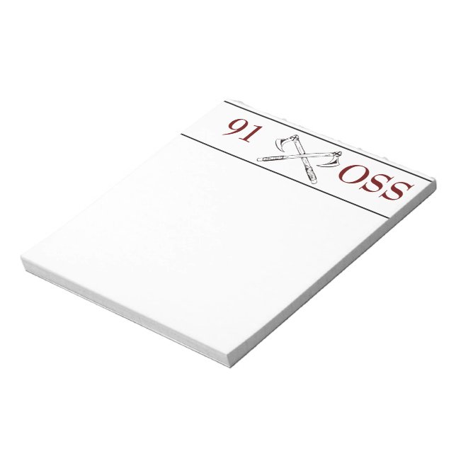 91 OSS Notepad Notizblock (Rotiert)