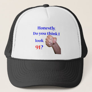 91 schaue ich 91? truckerkappe