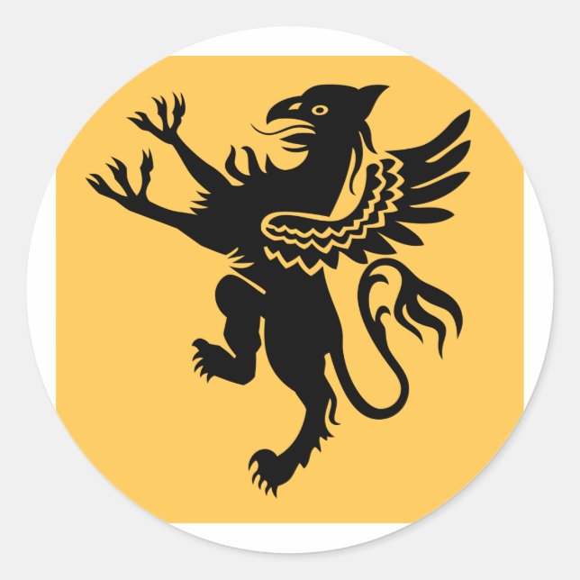 91a squadriglia caccia, Italien Runder Aufkleber (Vorderseite)