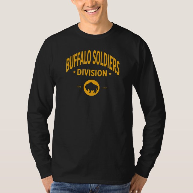 92. Buffalo Soldiers Division Long T-Shirt (Vorderseite)