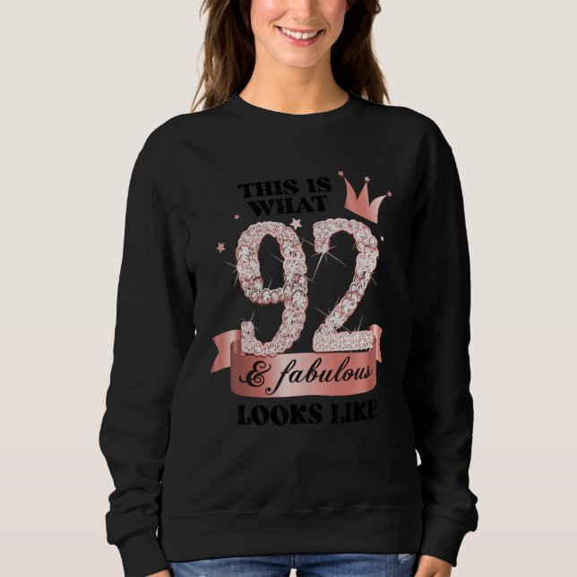 92 & Fabulous I Rose And White Party Group Candid  Sweatshirt (Vorderseite)
