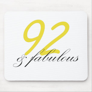 92 & Fabulous Mousepad