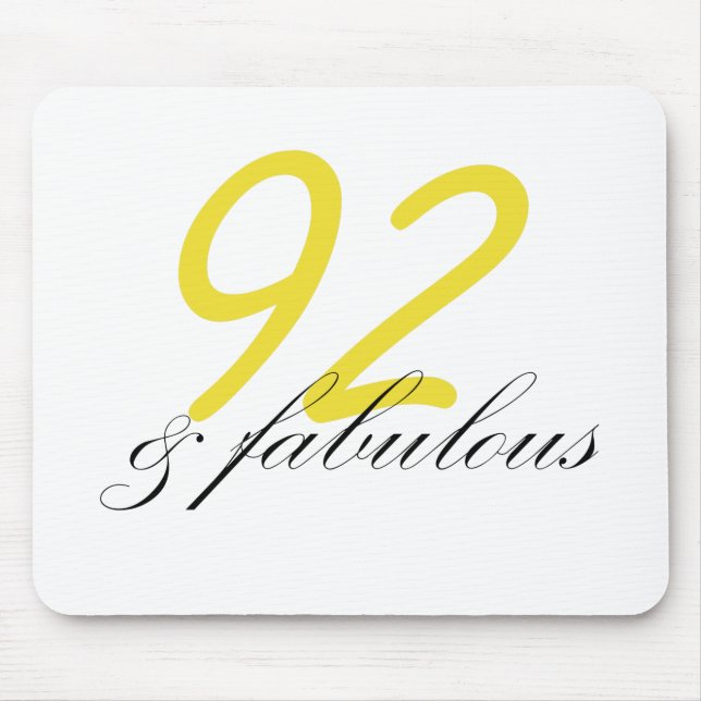 92 & Fabulous Mousepad (Vorne)