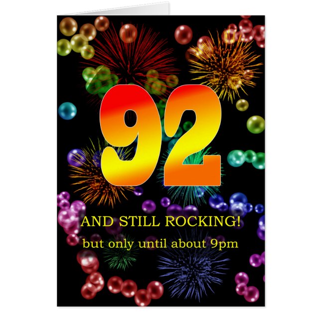 92. Geburtstag noch rocken (Vorne)