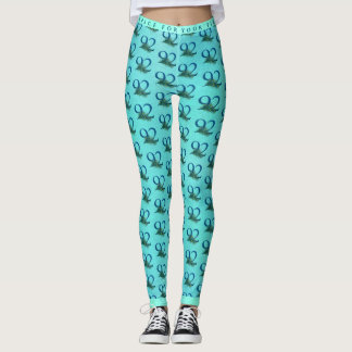 92. Geburtstag Pfauenfedern Leggings