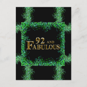 92. Geburtstag  Postkarte