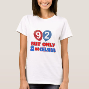 92. Geburtstagsentwürfe T-Shirt