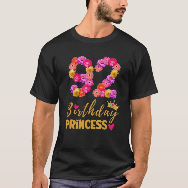 92 Jahre alte Blume der Prinzessin ist meine 92. T-Shirt (Vorderseite)