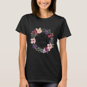 92 Jahre Geliebte Florale 92. Geburtstag Frauen 92 T-Shirt