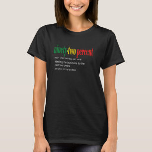 92 Prozent 92 Schwarze Frauen Definition meinen Bu T-Shirt